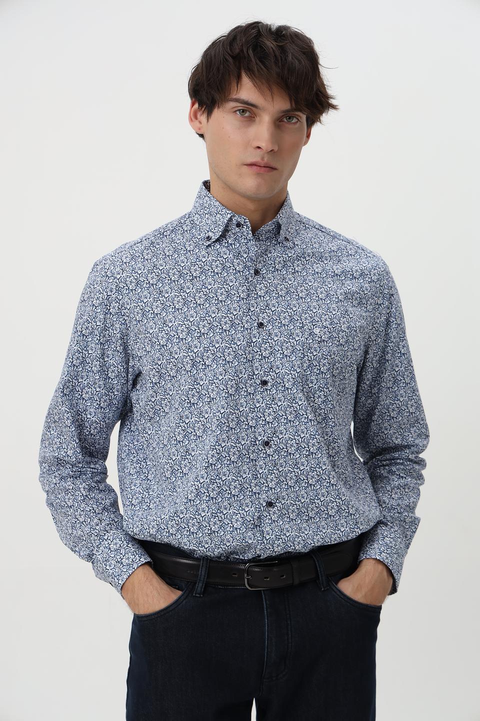 Рубашка Casa Moda с принтом