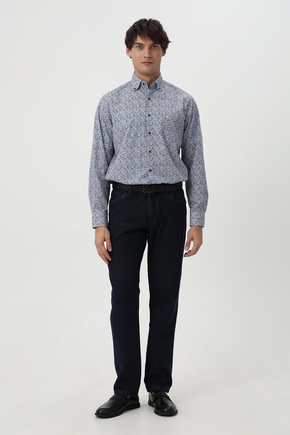 Рубашка Casa Moda с принтом