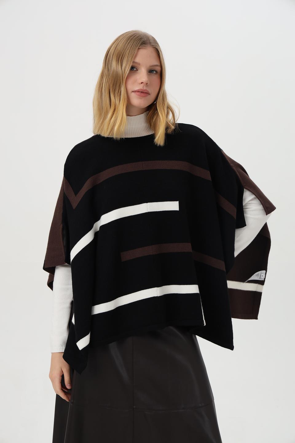 Пончо Steilmann в полоску