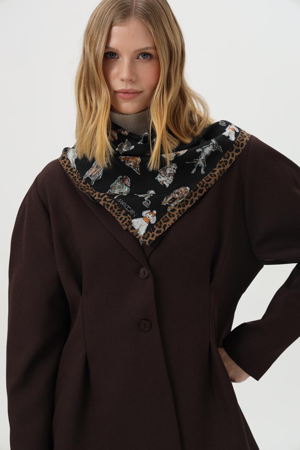 Платок Marc Cain с принтом