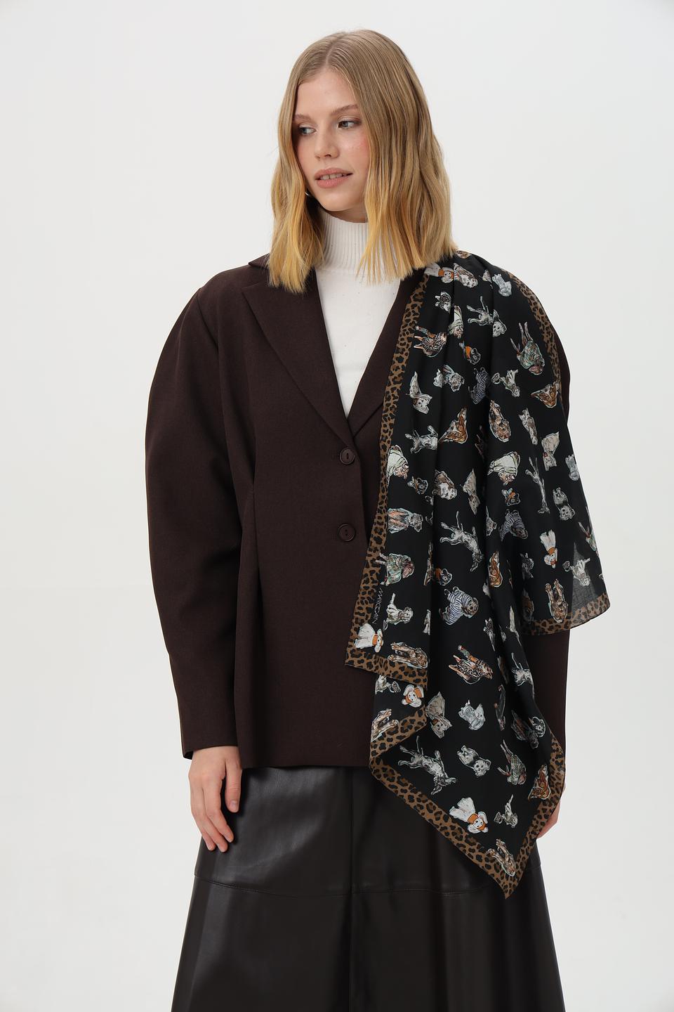 Платок Marc Cain с принтом