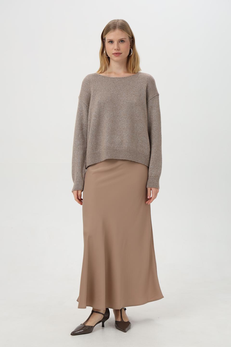 Юбка Monari плиссированная бежевая