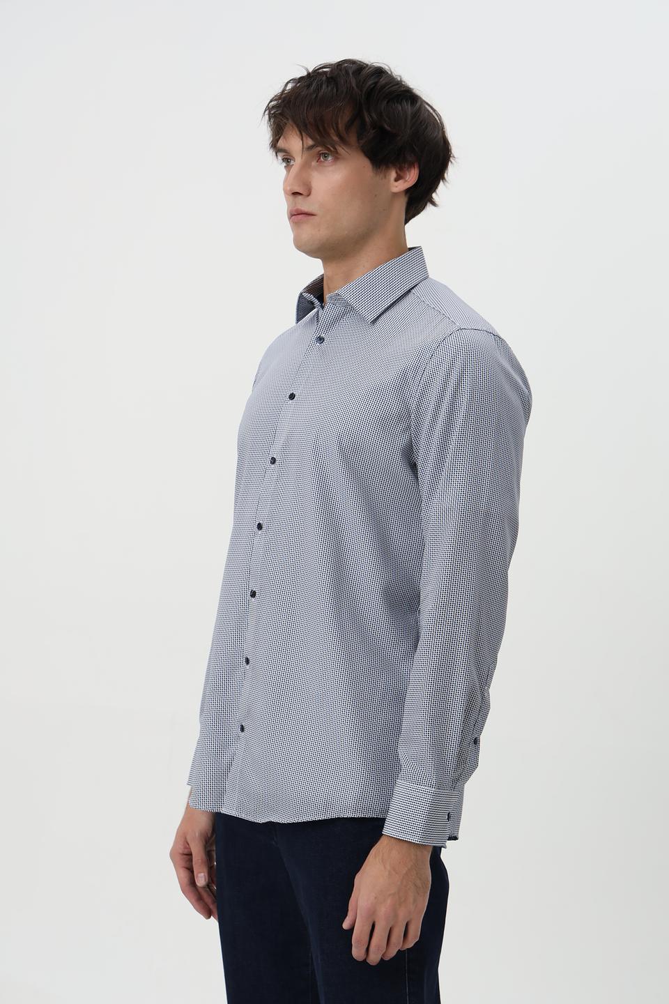 Рубашка Venti в клетку с длинным рукавом