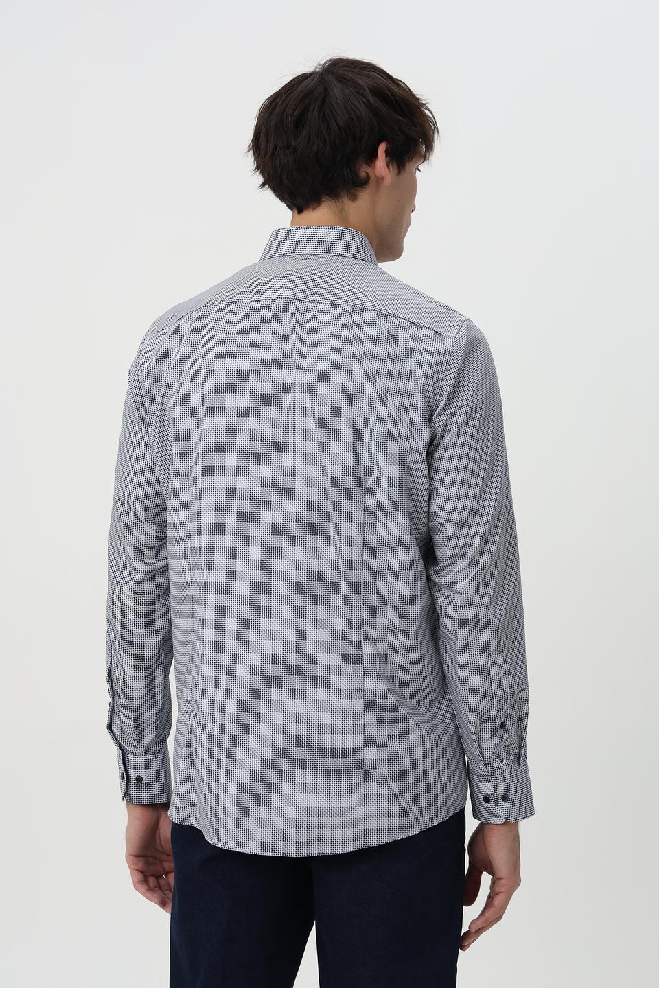 Рубашка Venti в клетку с длинным рукавом