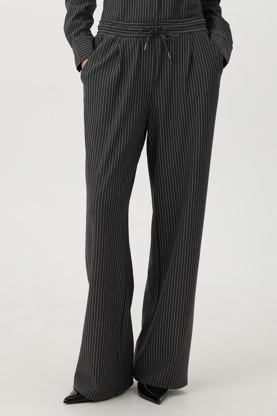 Брюки кл Broadway в полоску