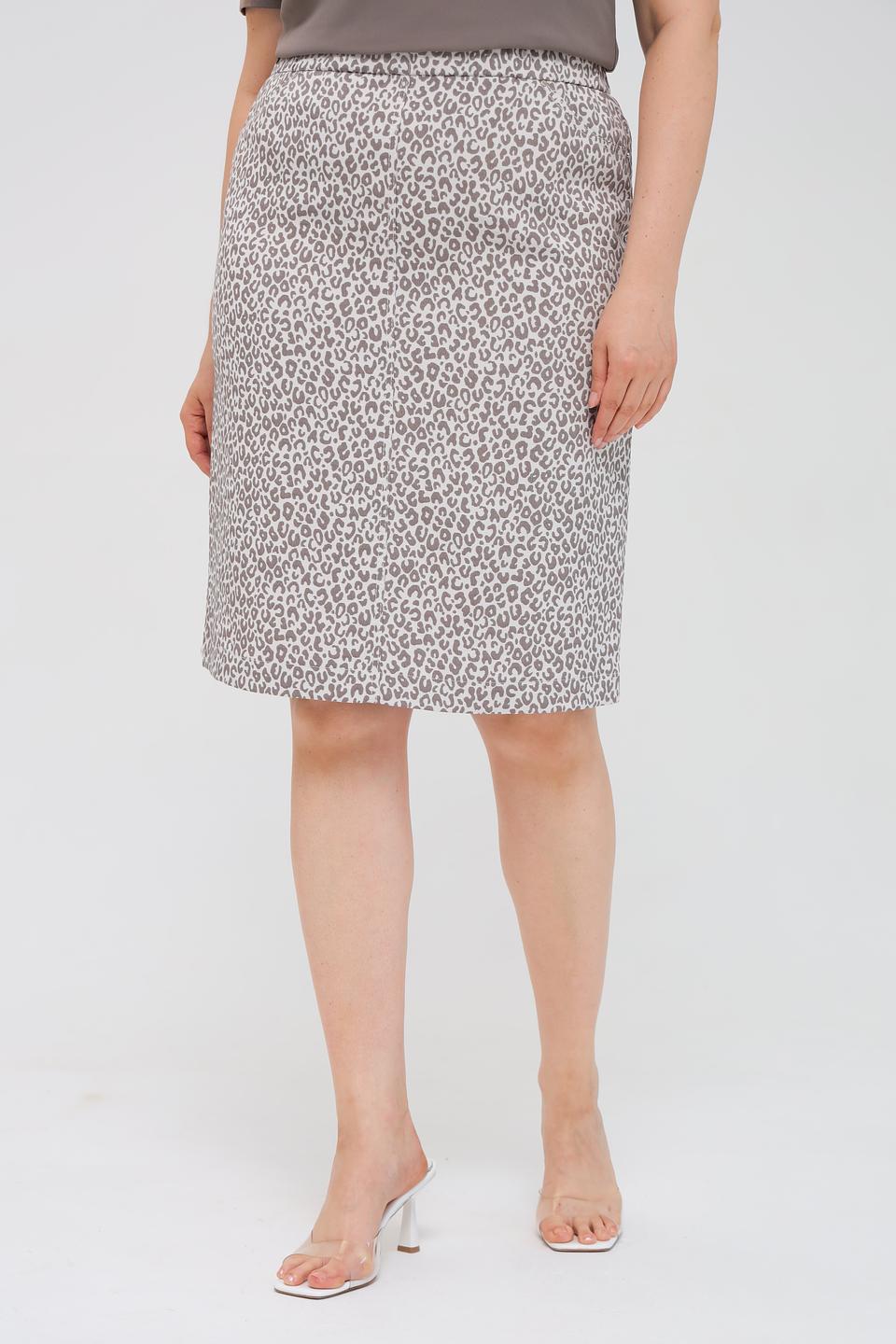 Юбка Frank Walder с леопардовым принтом