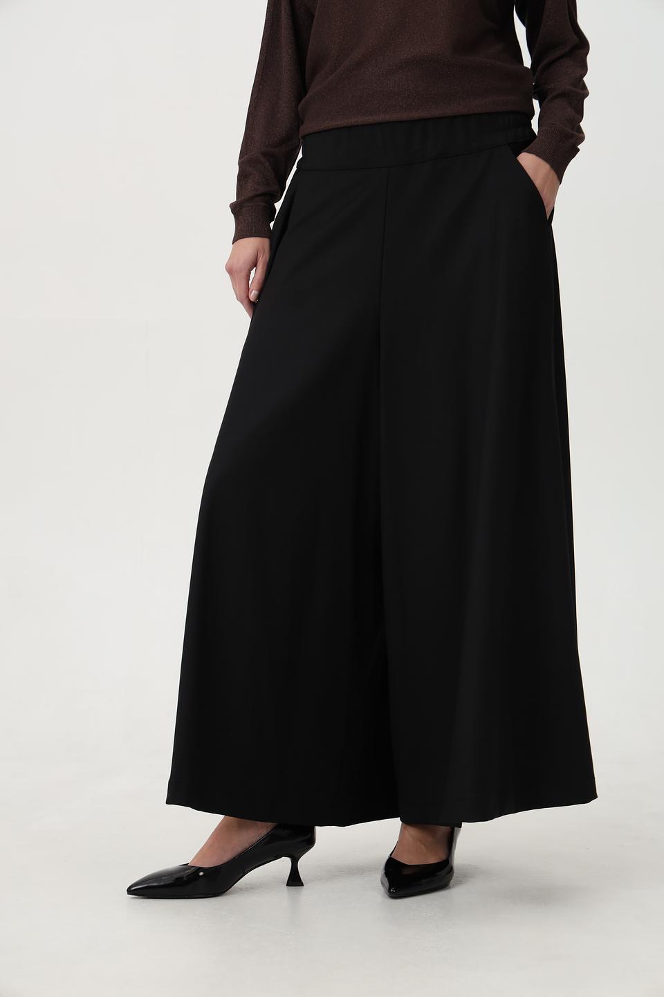 Брюки-клёш Croche чёрные