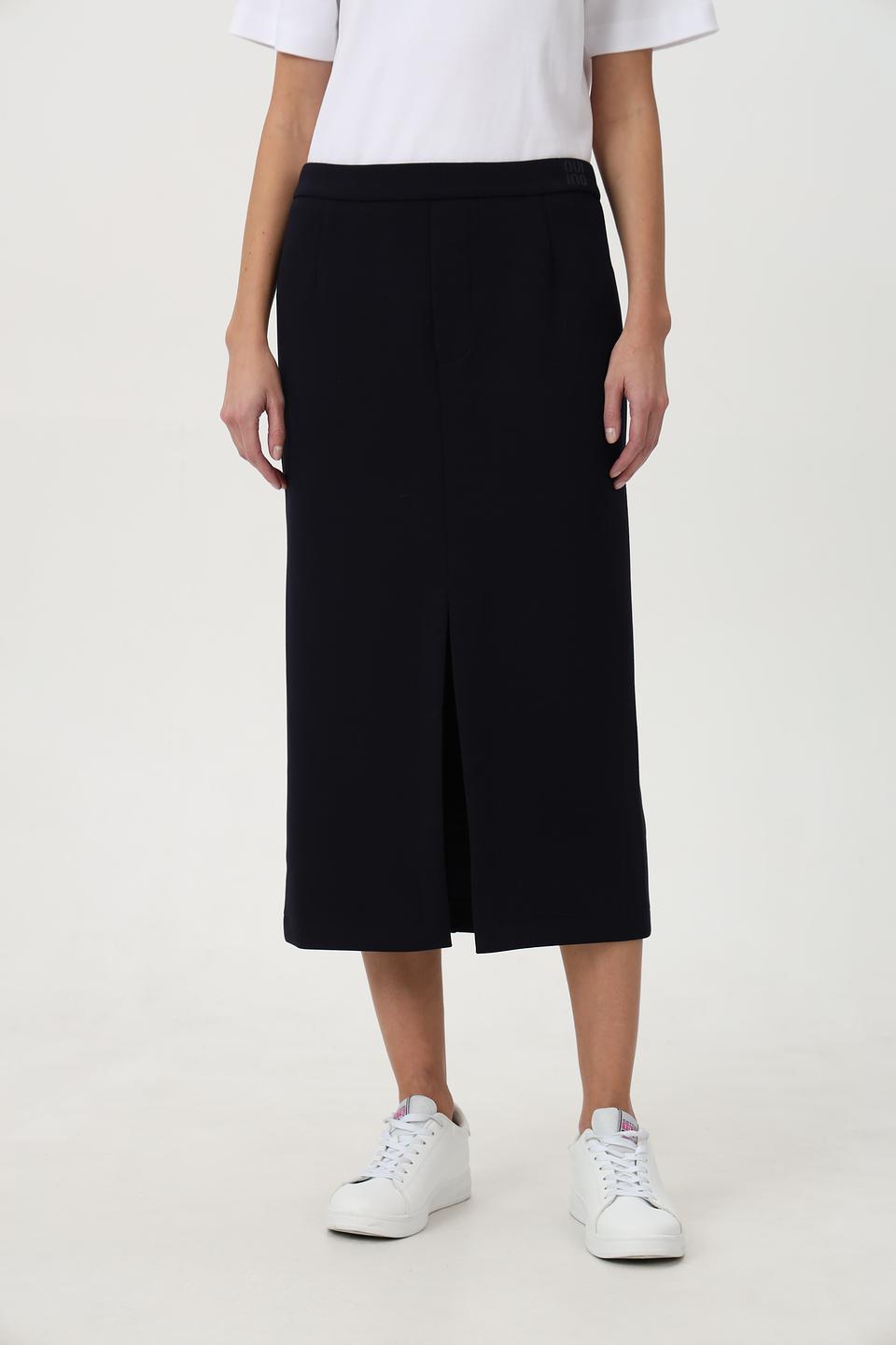 Юбка Oui с разрезом миди