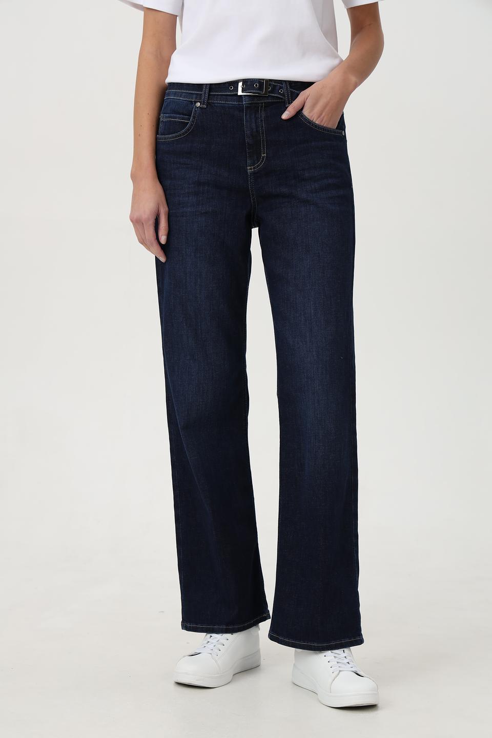 Джинсы Angels клеш темно-синие