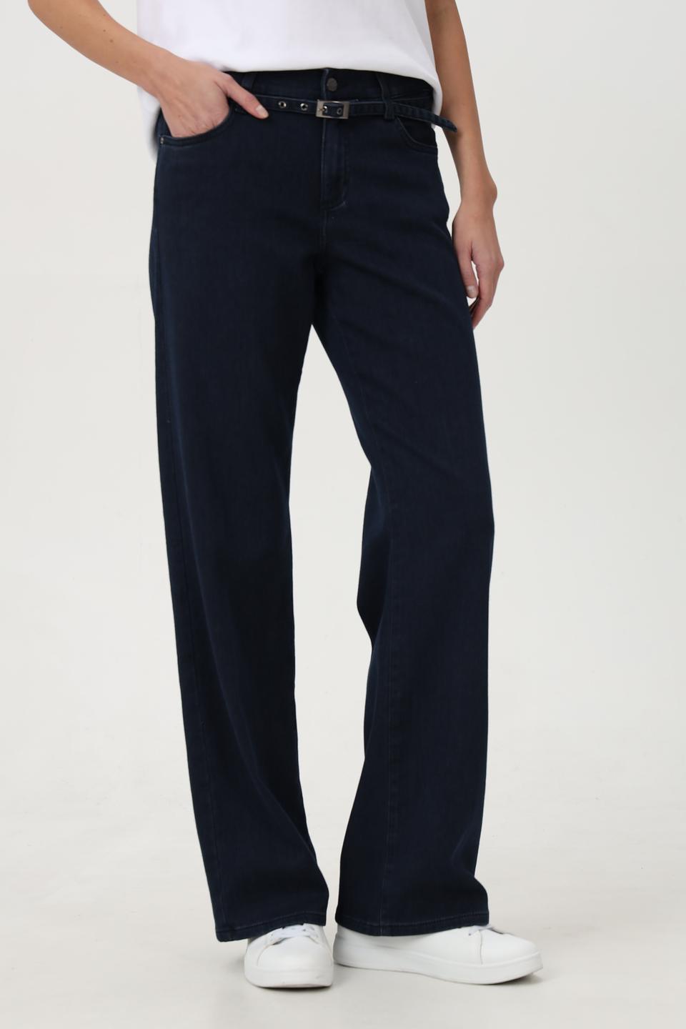 Джинсы Angels прямого кроя, темно-синие