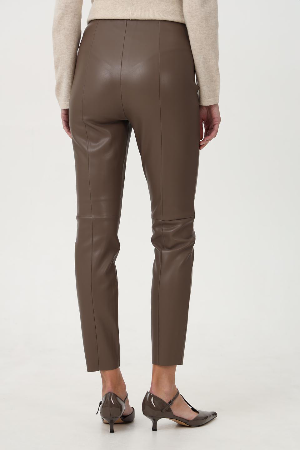Брюки Oui из экокожи