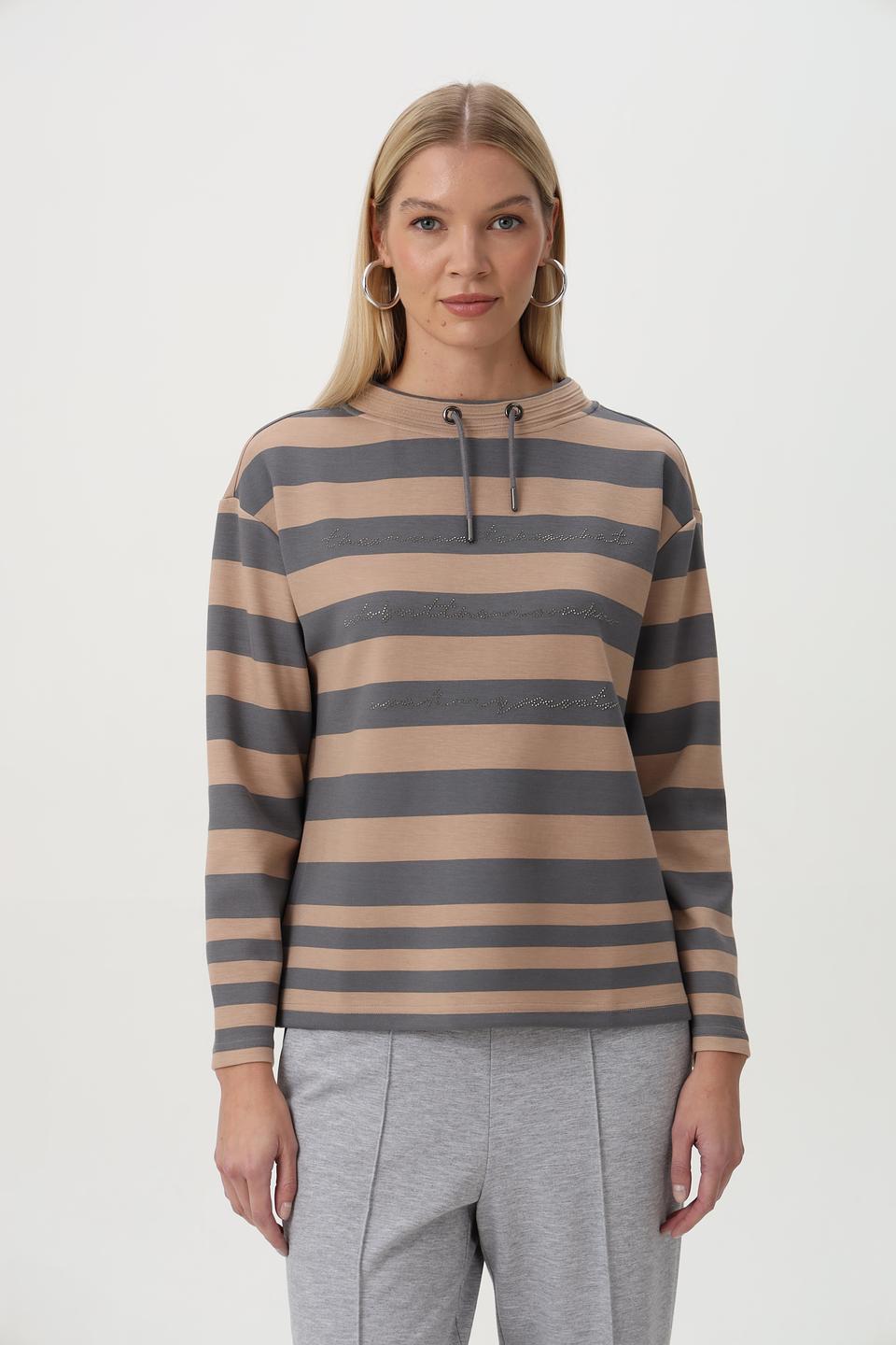 Пуловер Barbara Lebek в полоску