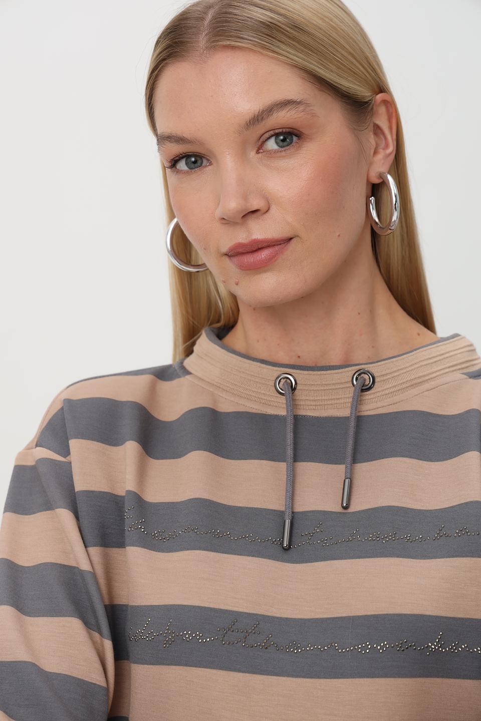 Пуловер Barbara Lebek в полоску