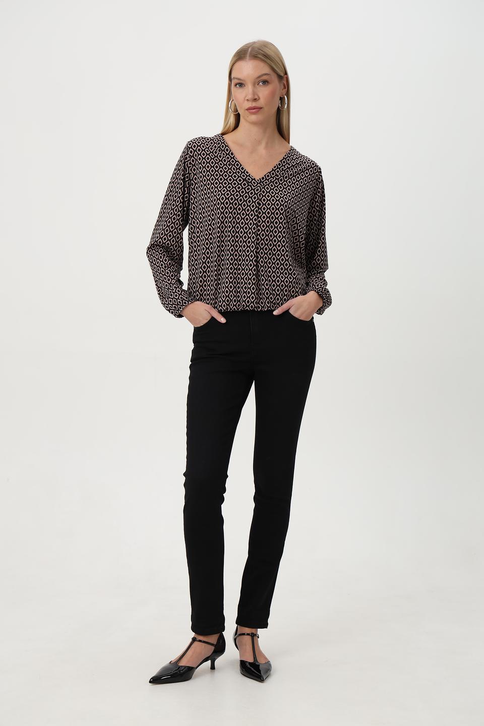 Блузка Broadway с геометрическим принтом