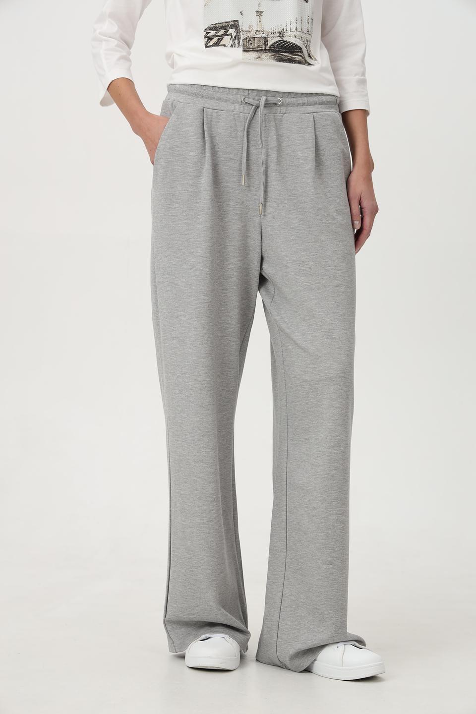 Брюки клёш Broadway серые