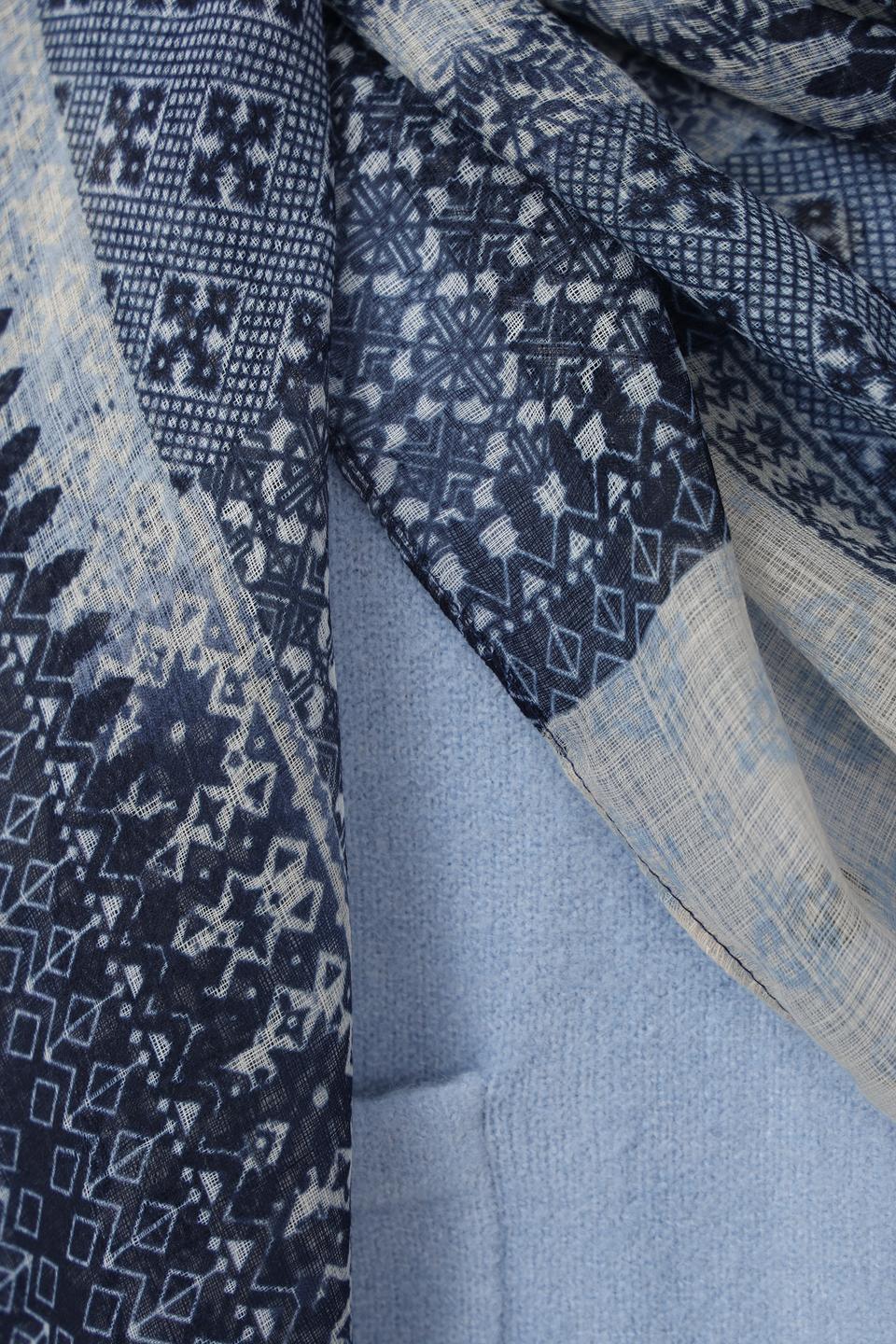 Шарф Olsen с геометрическим принтом