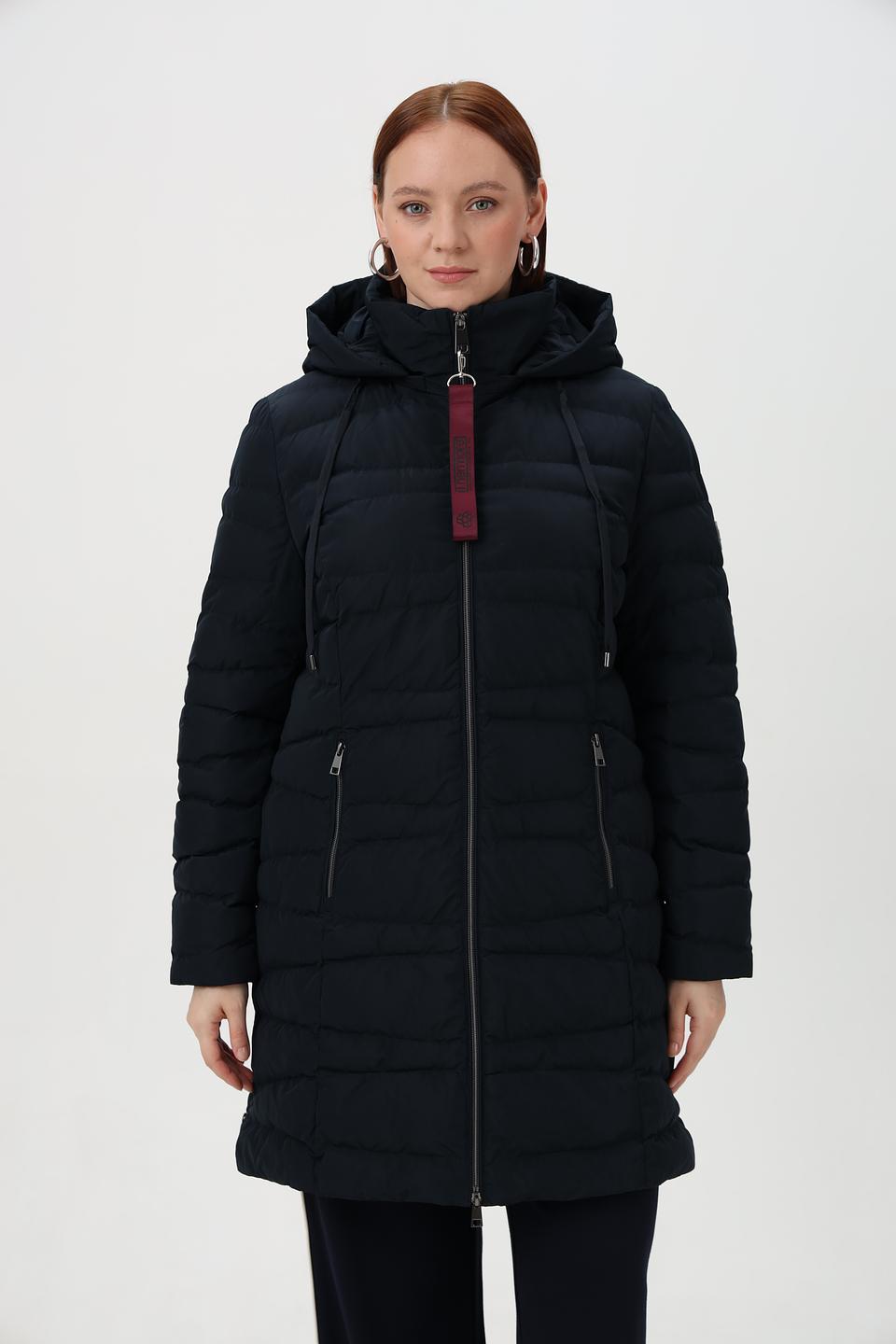 Пальто Barbara Lebek стеганое черное