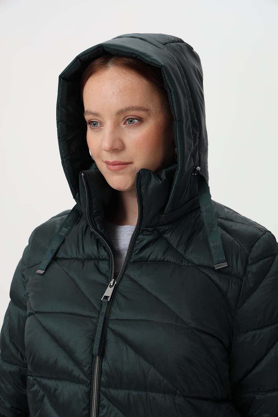 Куртка Lebek стеганая тёмно-зелёная
