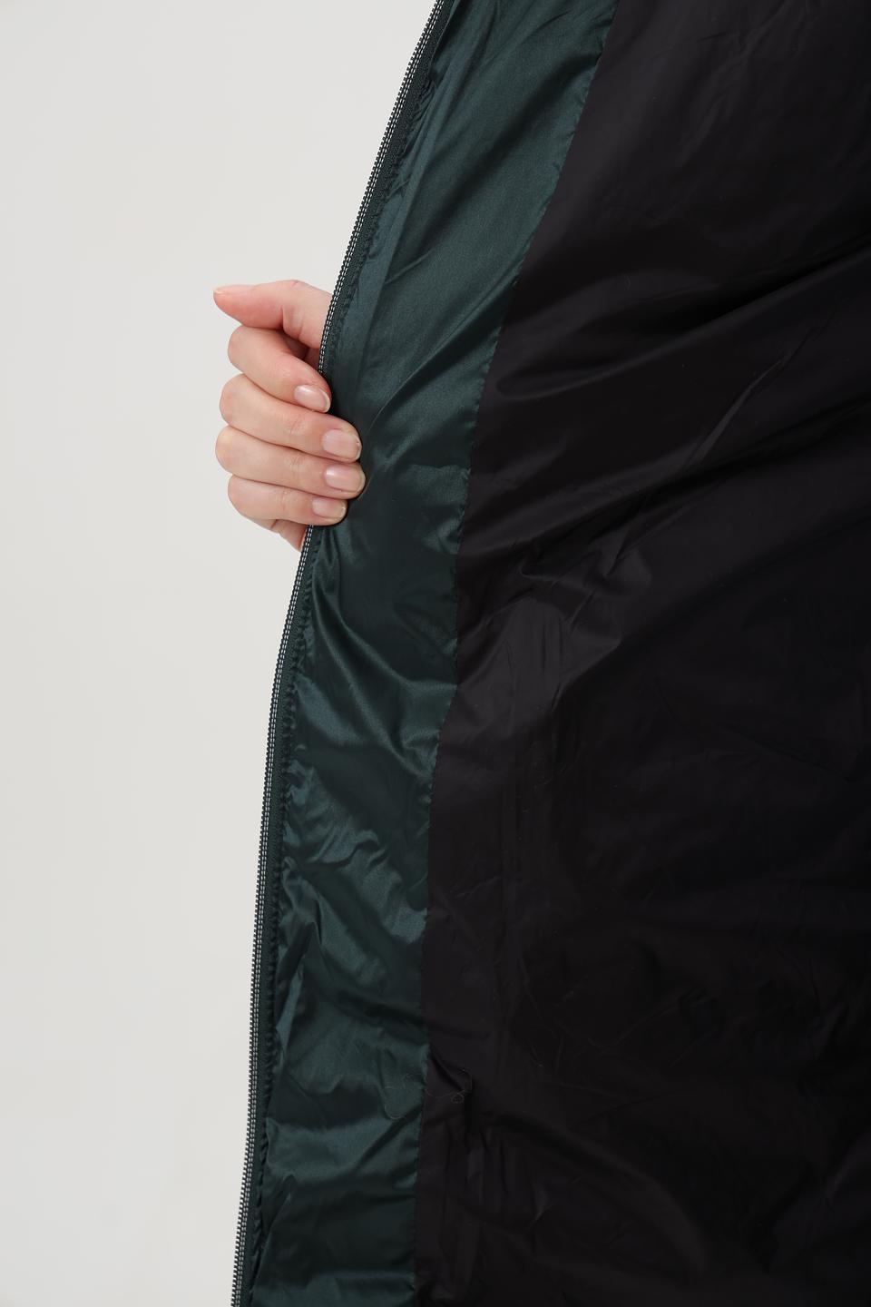 Куртка Lebek стеганая тёмно-зелёная