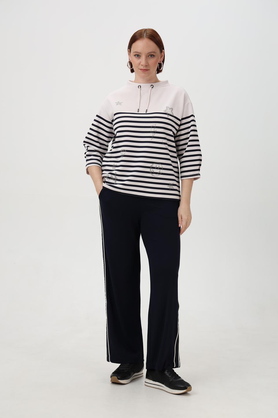 Брюки Via Appia DUE темно-синие