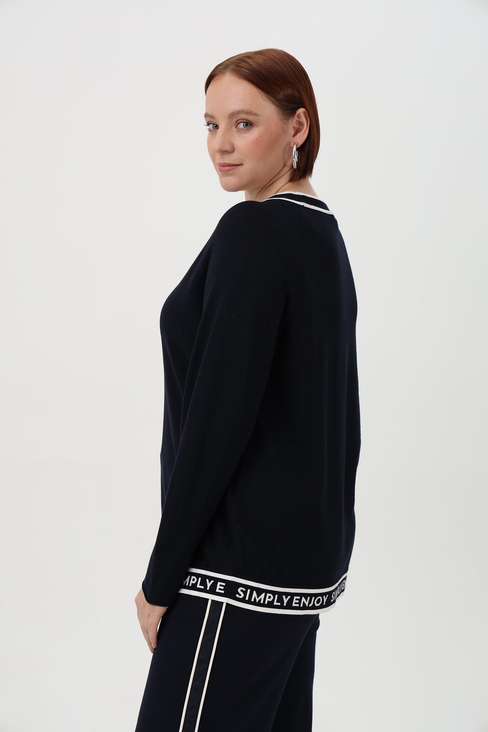 Пуловер Via Appia с надписью