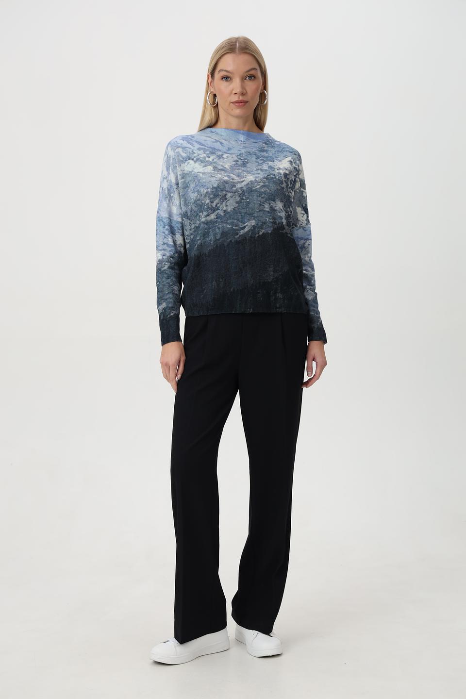 Пуловер Tuzzi с принтом «Горы»