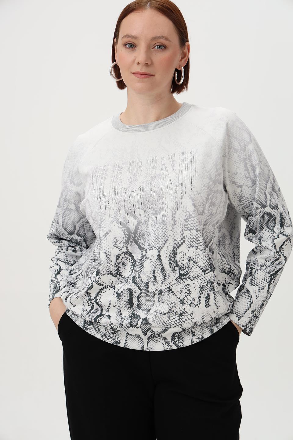 Пуловер Tuzzi с принтом "змея"