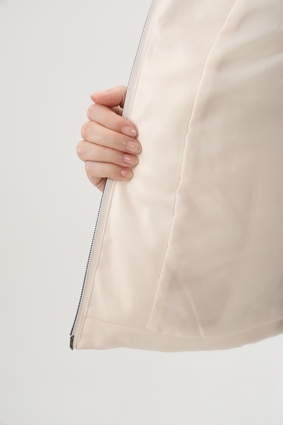 Жилет Tuzzi стеганый с капюшоном бежевый