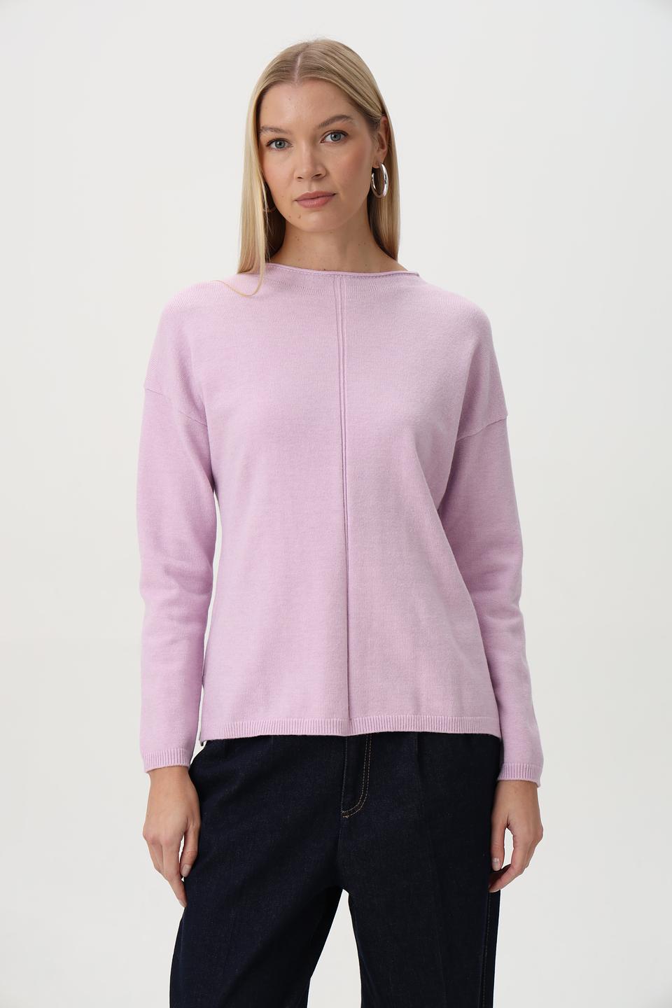 Пуловер Frank Walder женский лавандовый