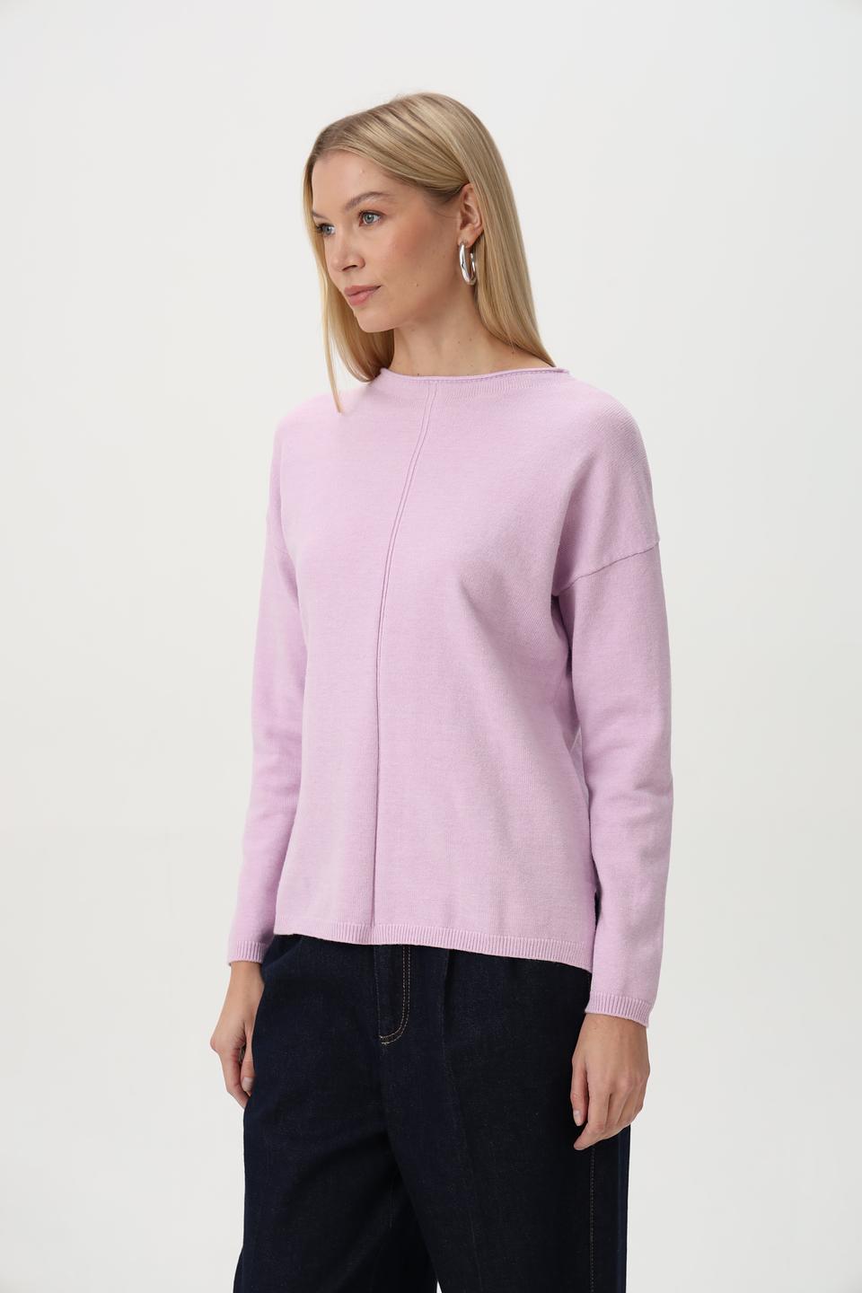Пуловер Frank Walder женский лавандовый