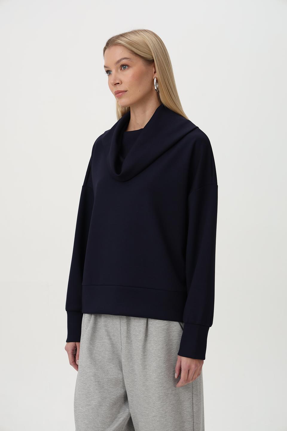 Пуловер Rich and Royal с воротником-хомутом