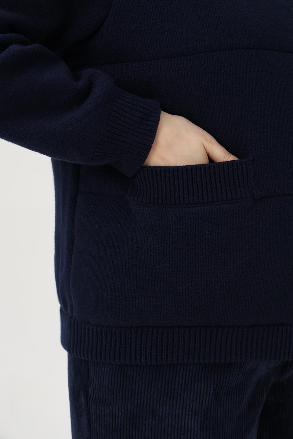 Жакет Olsen стеганый темно-синий