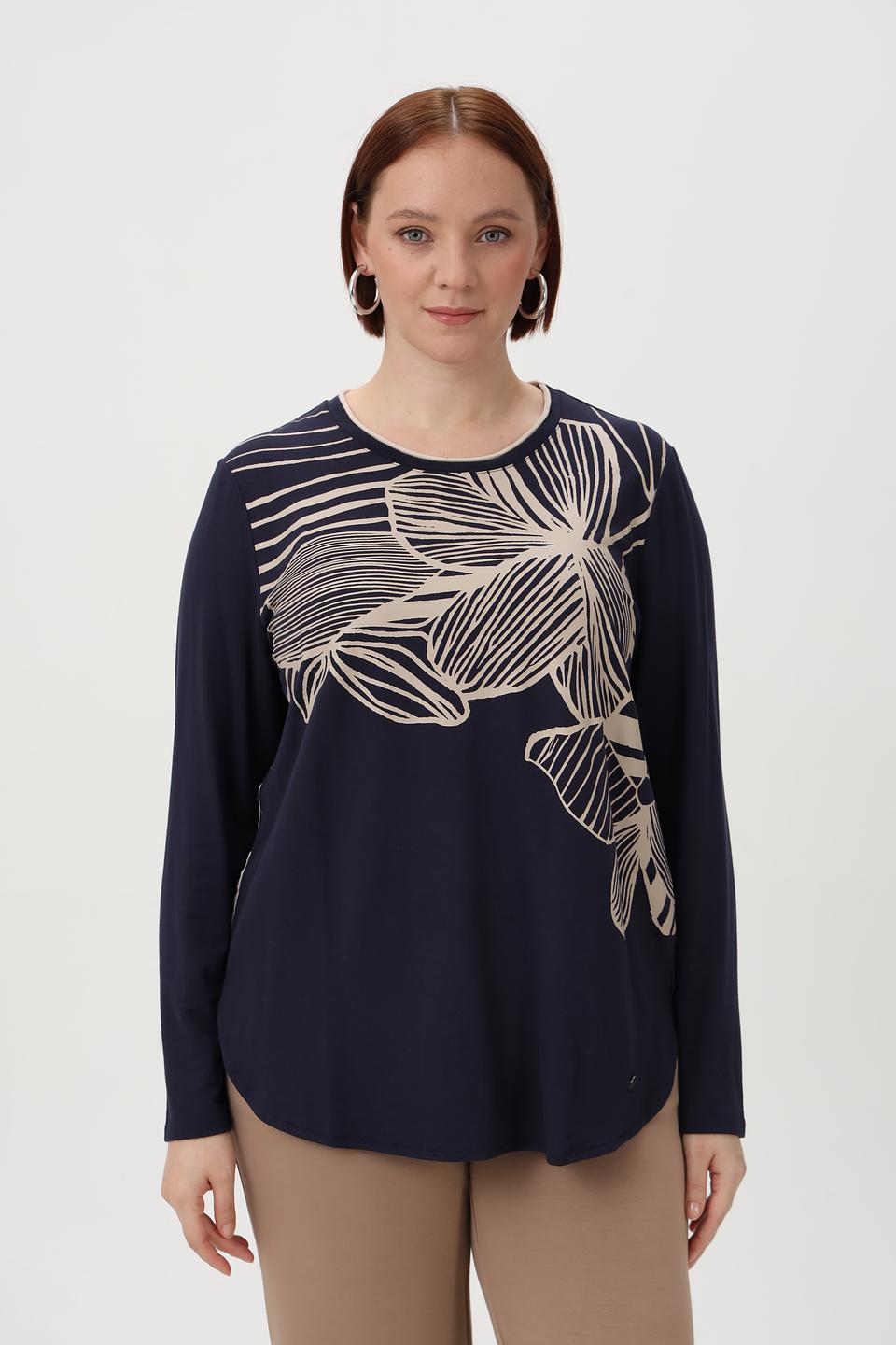 Блузка Barbara Lebek с принтом