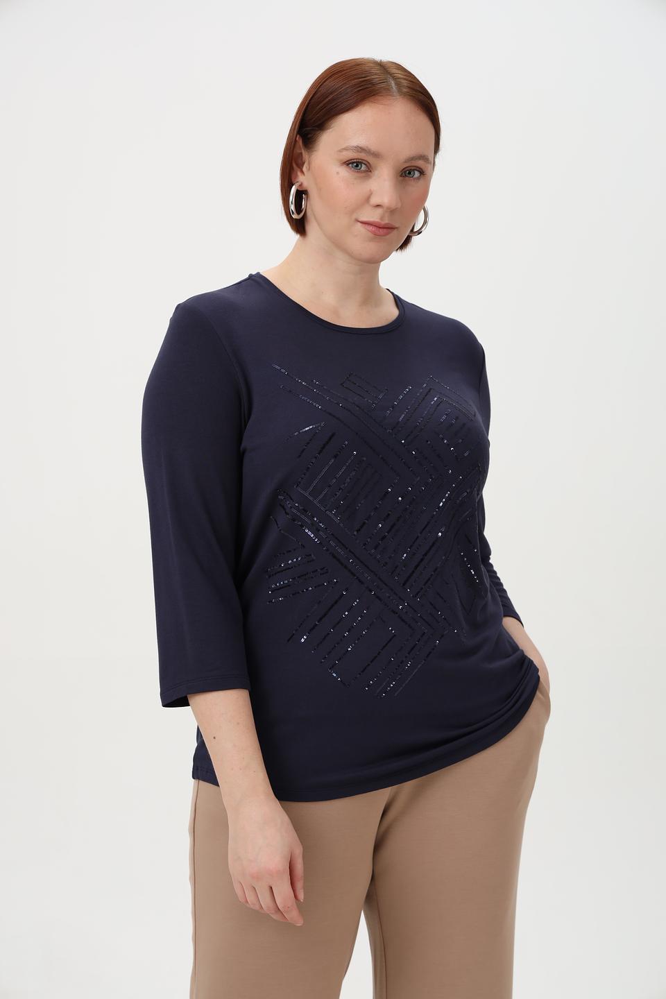 Блузка Barbara Lebek с вышивкой