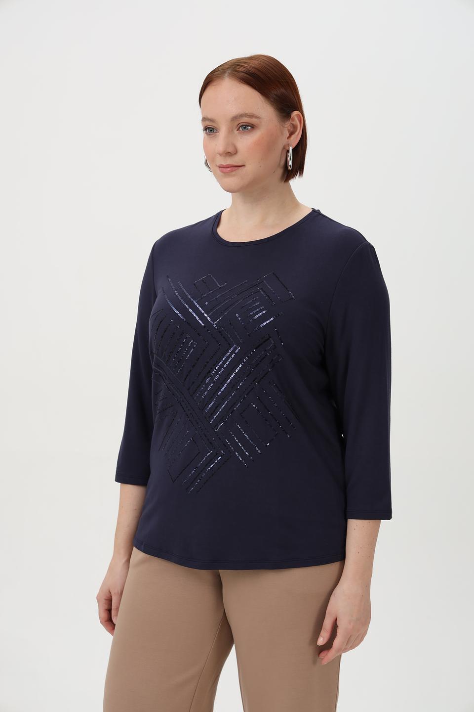 Блузка Barbara Lebek с вышивкой