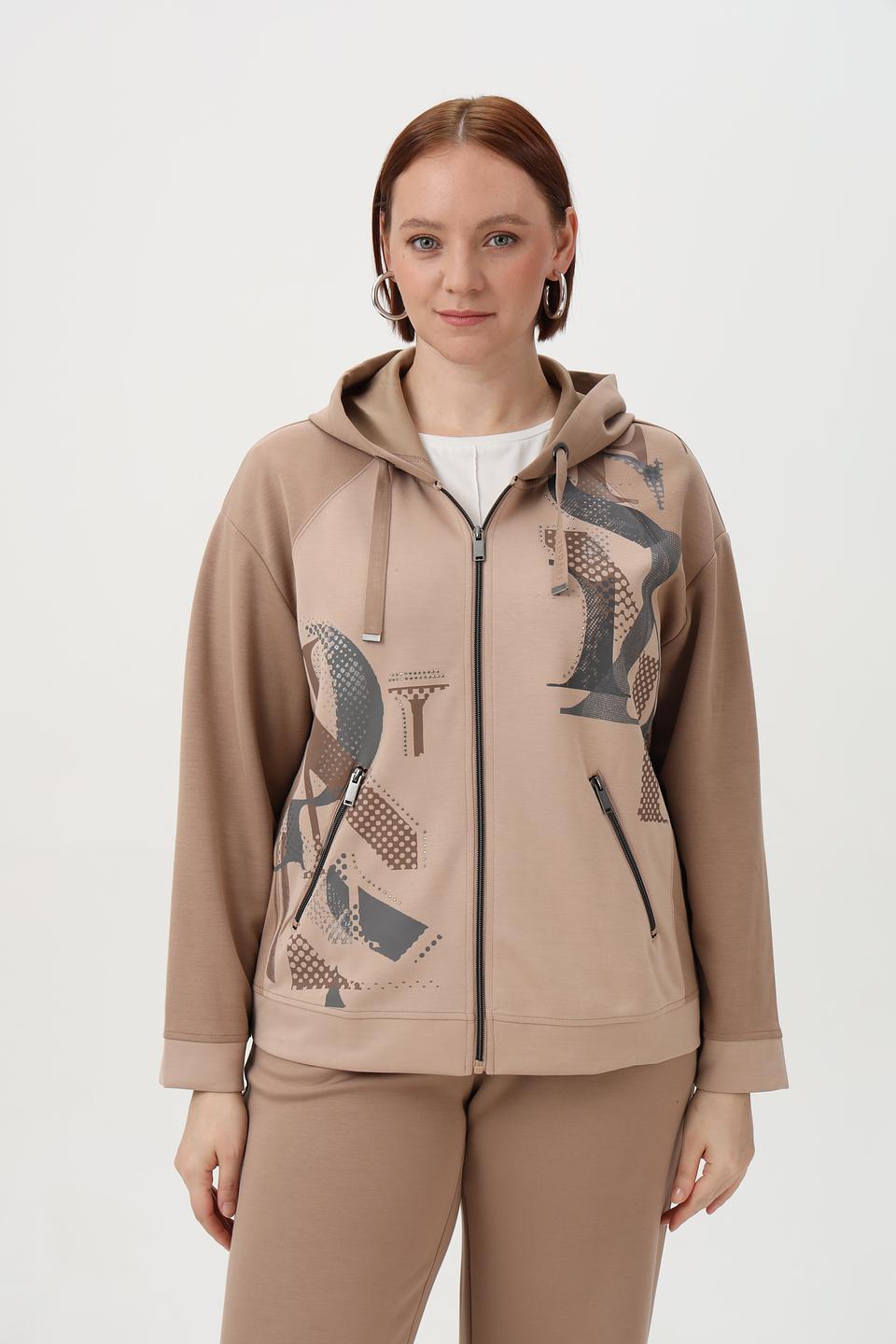 Худи Barbara Lebek с принтом