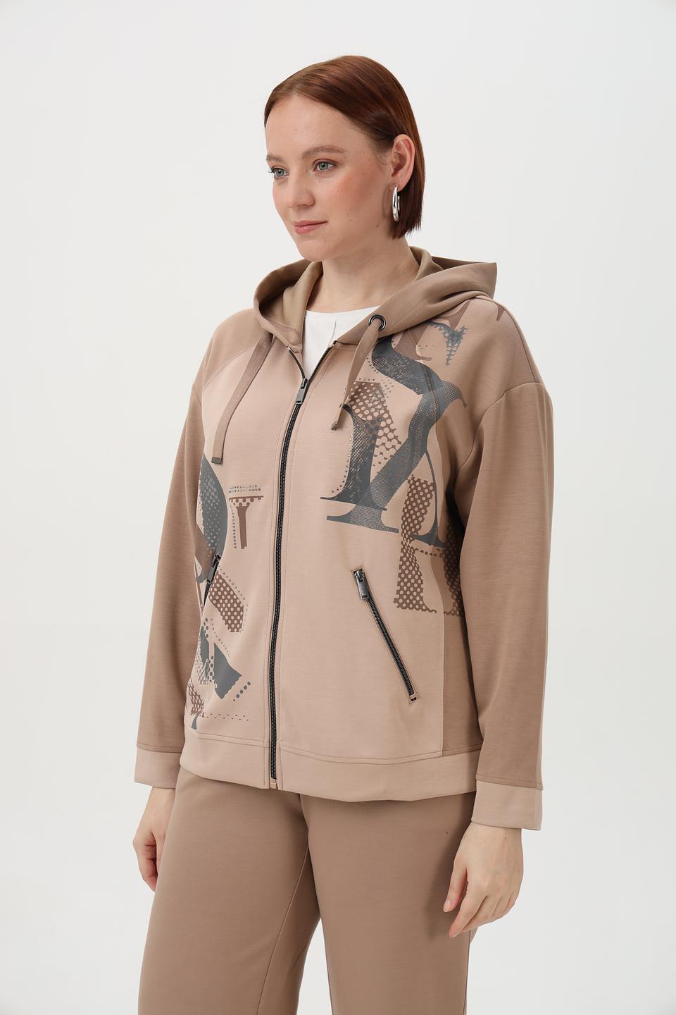 Худи Barbara Lebek с принтом