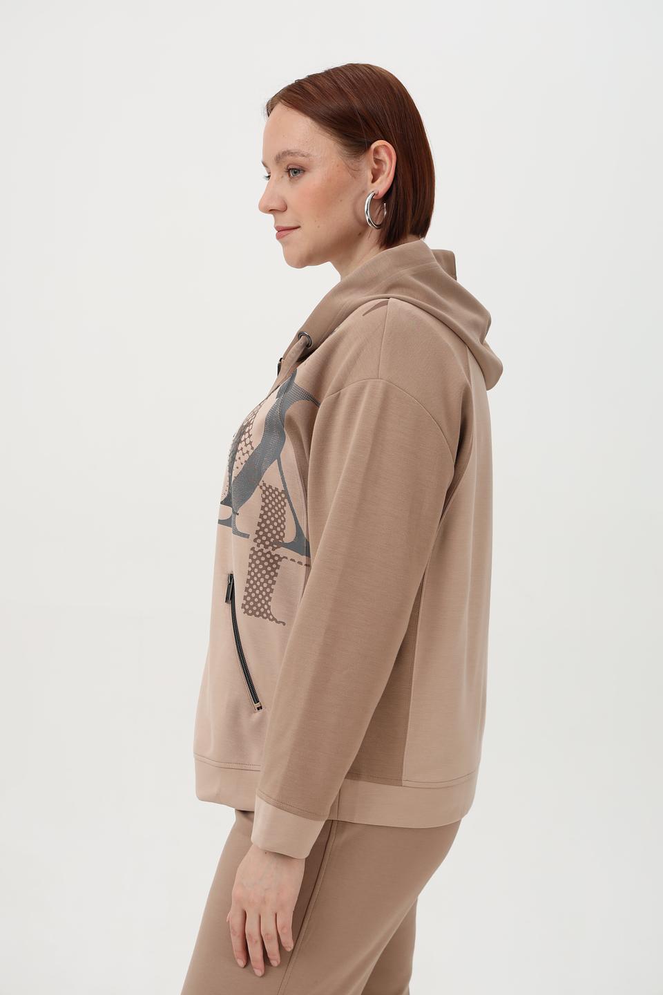 Худи Barbara Lebek с принтом