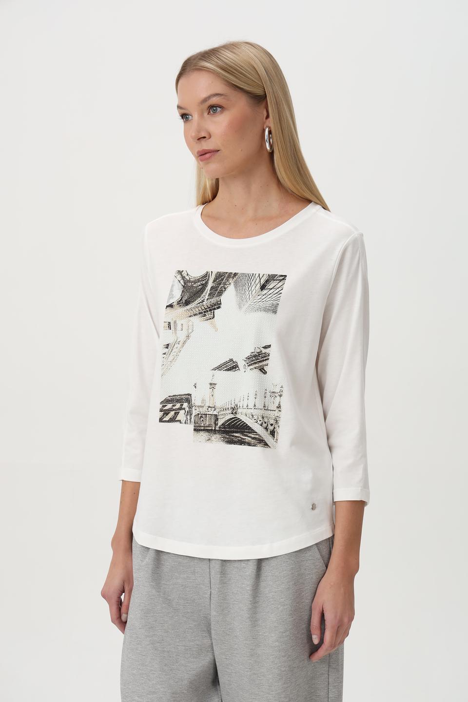 Лонгслив Monari с принтом