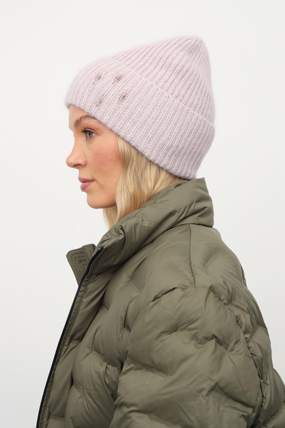 Шапка Julia Florenzi с бусинами