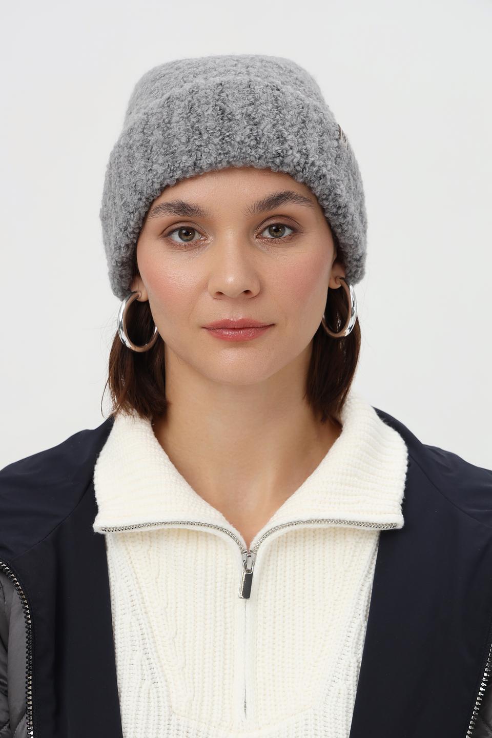 Шапка Roeckl вязаная серая