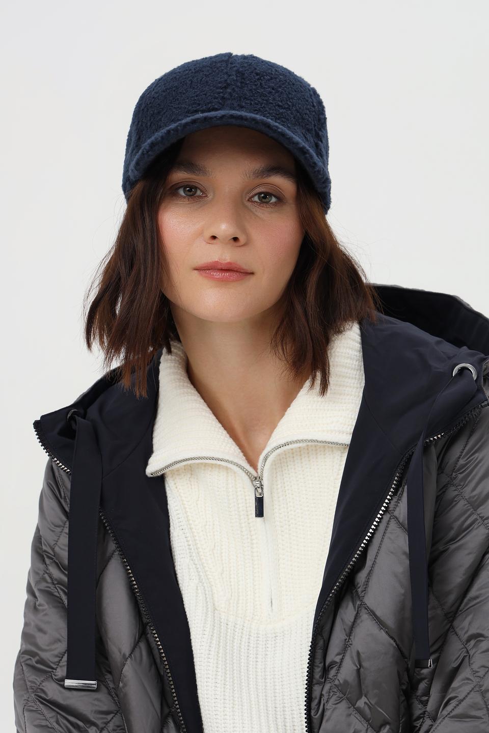 Бейсболка Bugatti женская тёмно-синяя