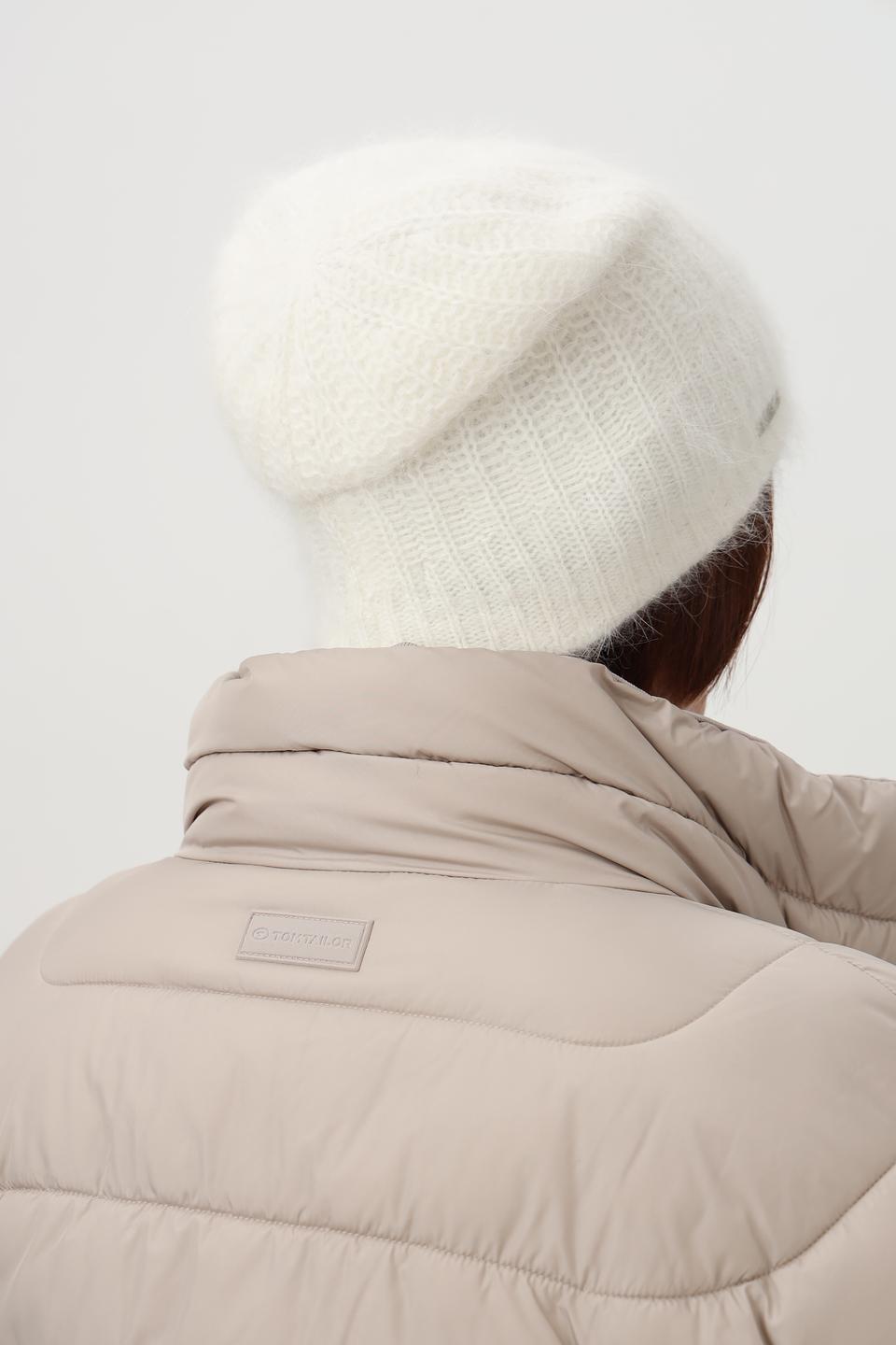 Шапка Seeberger вязаная белая