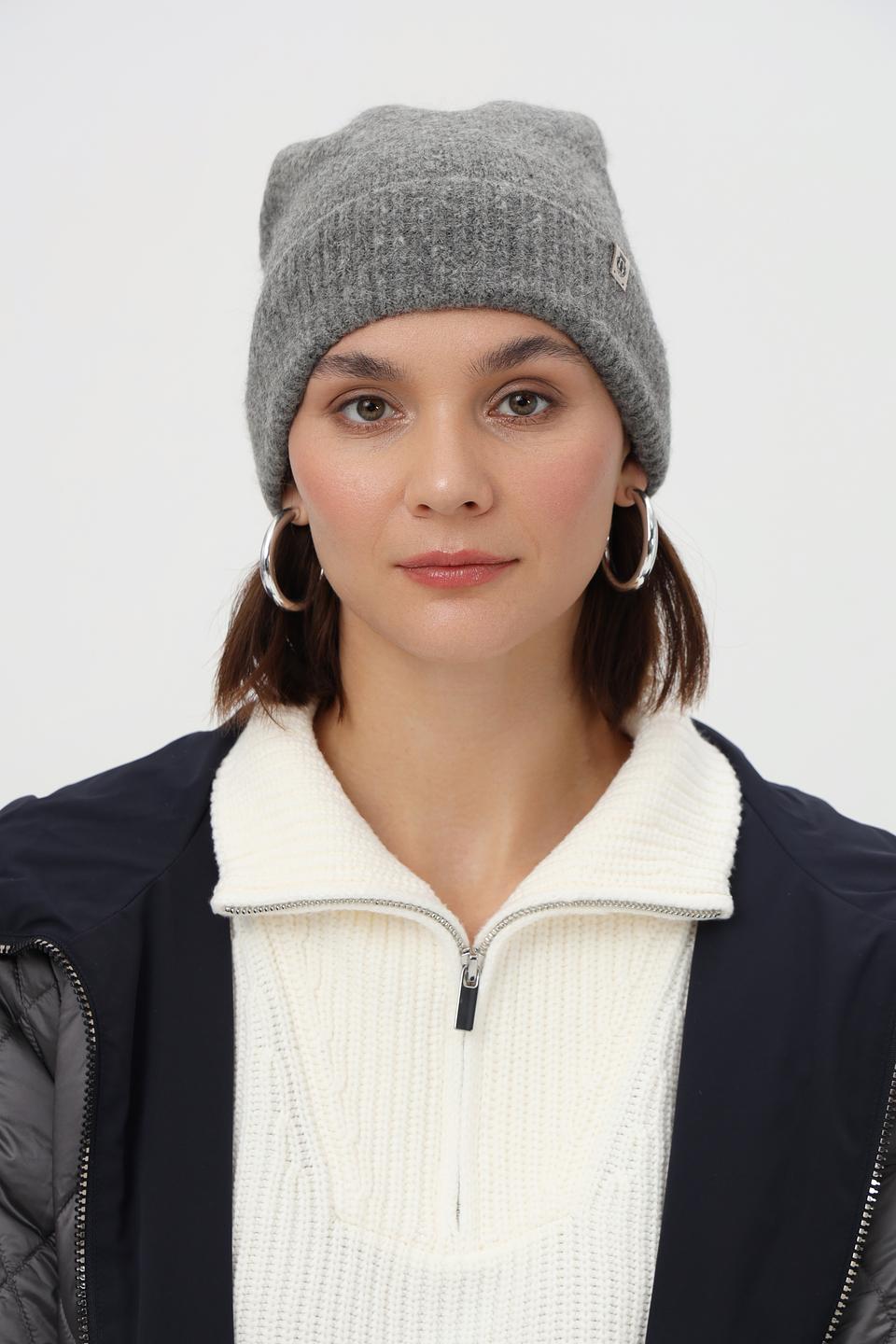 Шапка Roeckl вязаная серая