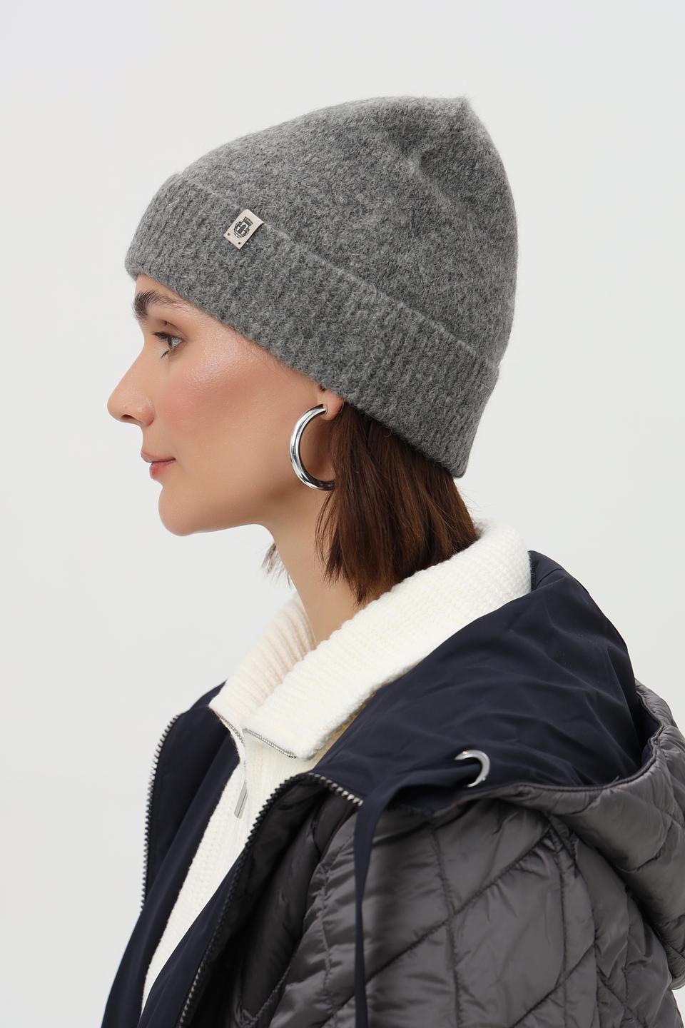 Шапка Roeckl вязаная серая