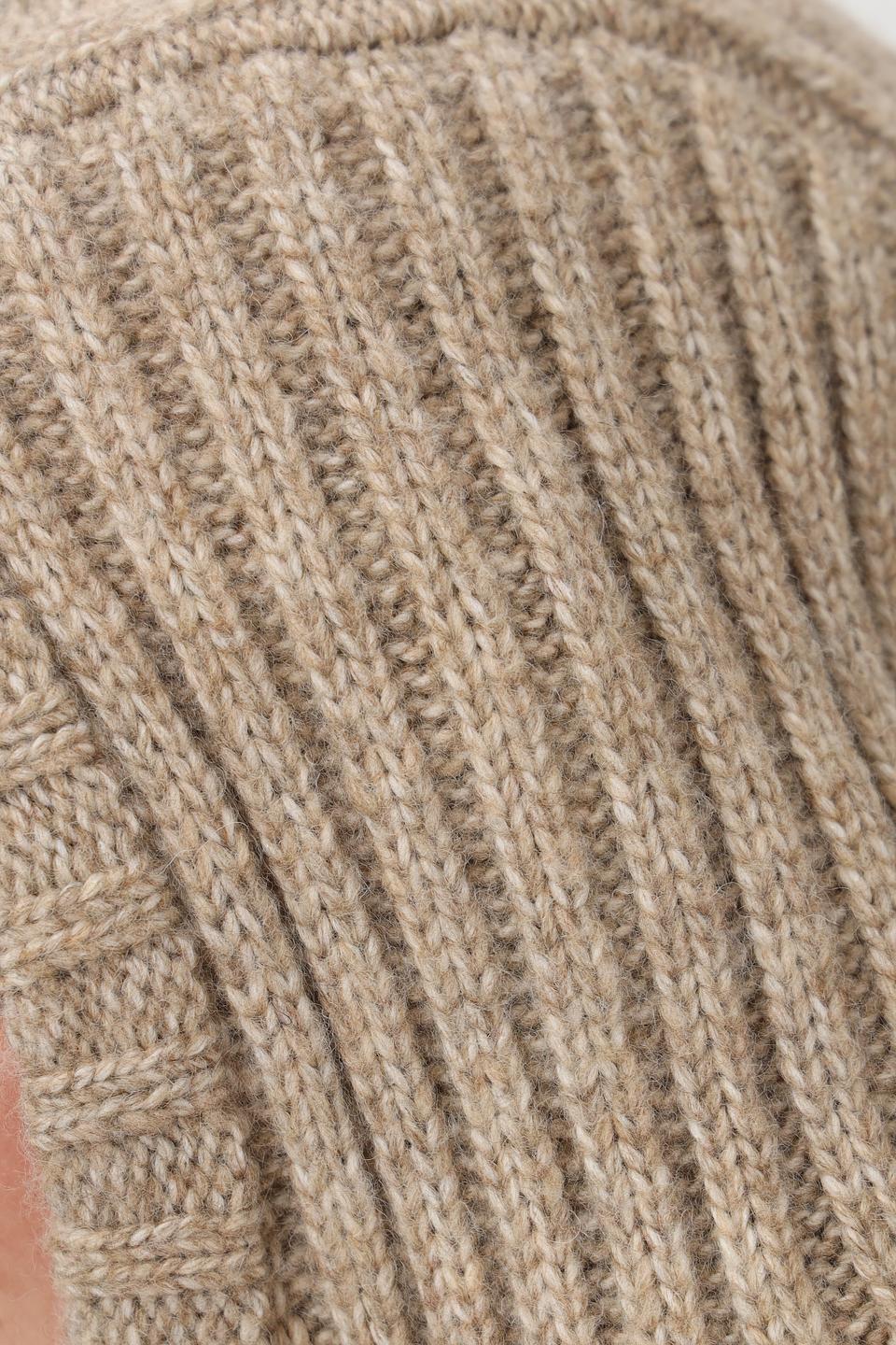 Шапка-капюшон Loevenich бежевая