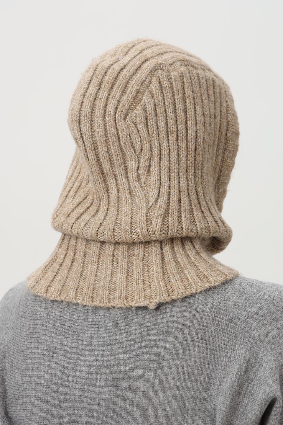 Шапка-капюшон Loevenich бежевая