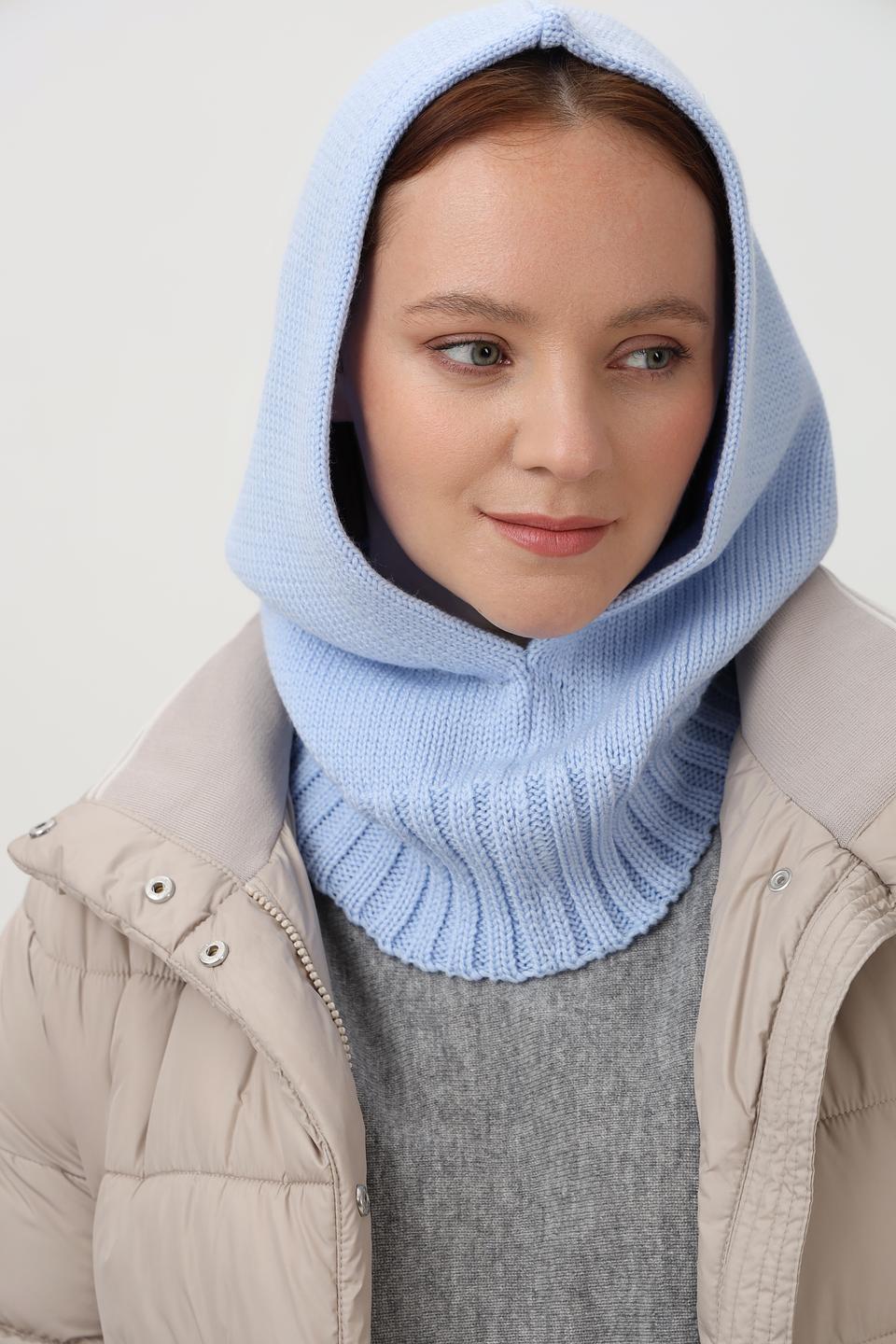 Шапка-капюшон Julia Florenzi голубая