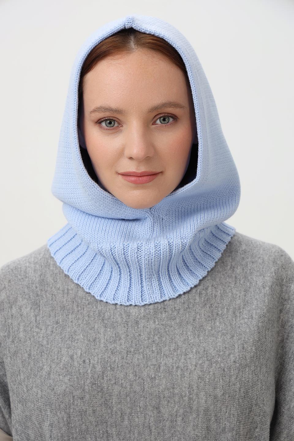 Шапка-капюшон Julia Florenzi голубая