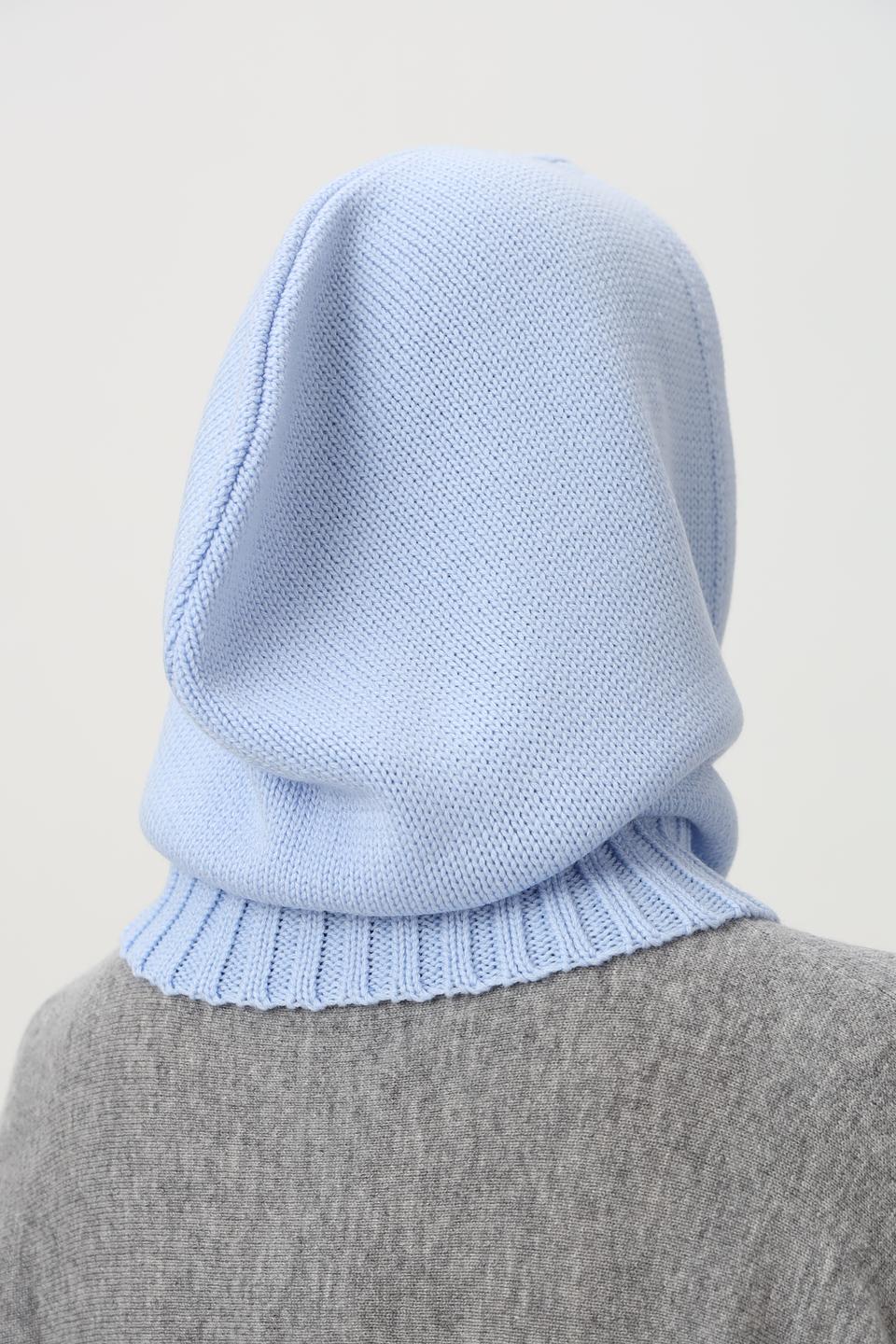 Шапка-капюшон Julia Florenzi голубая